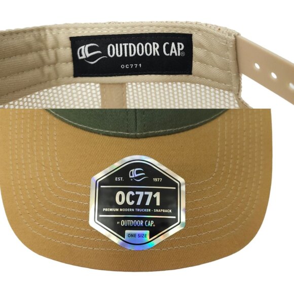 Robbins Oil Company Embroidered Logo Mesh Snapback Cap Trucker Style Baseball - Picture 8 of 13